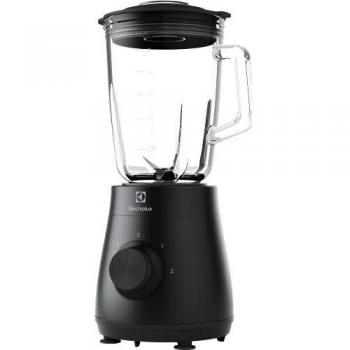 Batidora de pie Electrolux E3TB1-4GG 500W 1,5L negra con cuchillas TruFlow, plástico