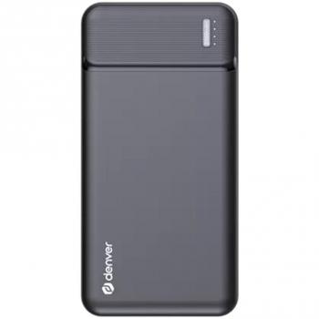 Powerbank Denver PQC-20007 20000mAh con Carga Rápida, USB Tipo A, USB Tipo C, Micro USB