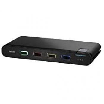 Belkin 4K Ultra HD Secure KVM Switch with Audio, Model F1DN104KVM-UNN4