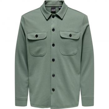 Sobrecamisa Casual para Hombre Only & Sons New Kodyl en Color Gris Castor, Talla M