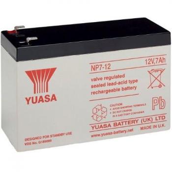 Yuasa NP7-12 - Batería recargable de plomo 12 V