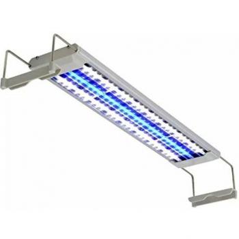 vidaXL Lámpara LED para acuario 50-60 cm aluminio IP67
