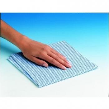 Mery 0400 - Rollo bayeta fibra profesional cuadros, color azul y blanco