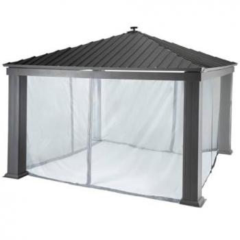 Mosquitera de poliéster para cenador Patia 4x4 m - Hespéride