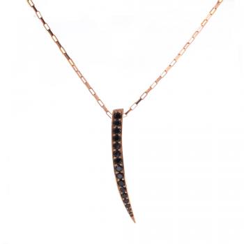 Collar Mujer Sif Jakobs P1012-BK-RG 25 cm