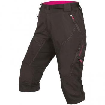 Pantalón pirata Endura Hummvee II de mujer, color negro, talla XS