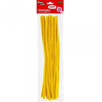Fixo Kids Varitas 30Cm/6mm 50 Unid, Amarillo