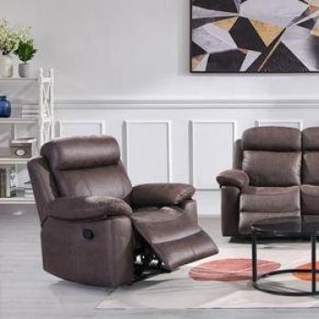 Sillón Relax Memphis Deluxe Individual Manual Marengo 102x106x96 cm