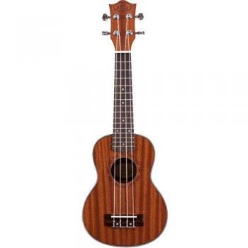 Ukelele Soprano Verde JM Forest Aloha UK-200GR con Funda de 54cm, Ideal para Iniciación