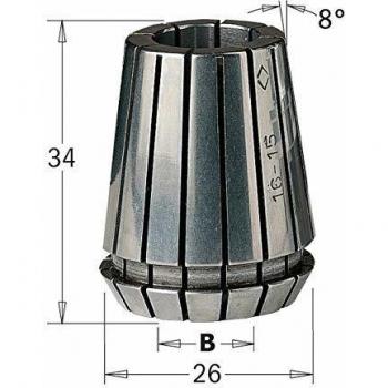 Pinza Elástica ER25 DIN6499 - Diámetro 4mm (26x34mm)