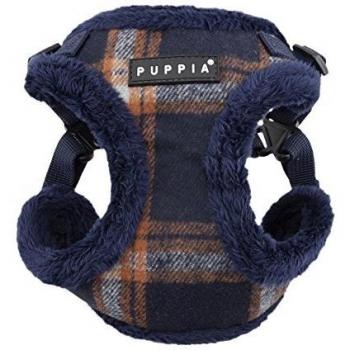 Puppia Kemp Harness-C para Mascotas, Azul Marino, pequeño