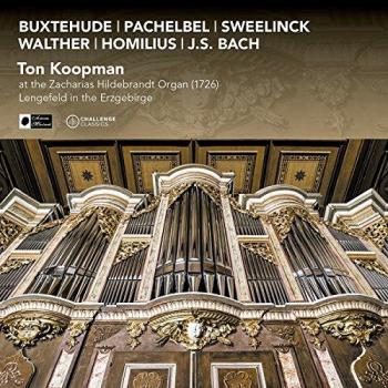 Ton Koopman à l'orgue Zcharias Hildebrandt de Lengefeld. Oeuvres de Buxtehude, Bach, Pachelbel