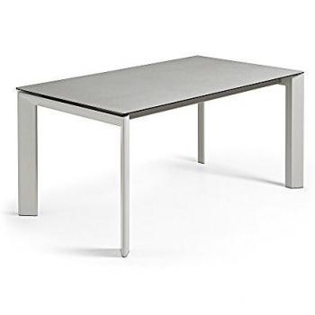 Kavehome mesa extensible axis 140200x90 gris sobre hydra