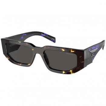 Prada PR 09ZS 16R5S0 Men's Square Sunglasses Black Tortoiseshell Size 54