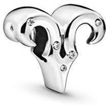 Pandora Sparkling Aries Zodiac Silver Charm 798416C01