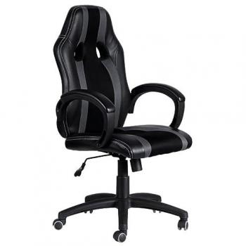 Silla Gaming Race Ergonómica - Gris y Negro