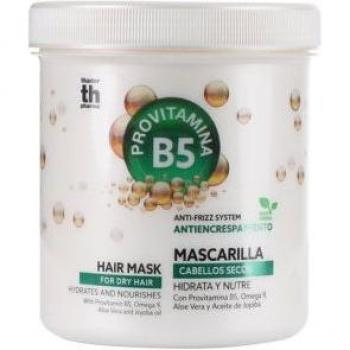 Mascarilla capilar anti-frizz para cabellos secos con Provitamina B5, Omega 9, Aloe Vera y Aceite de Jojoba