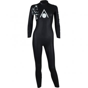 Traje de Neopreno Aqua Sphere Pursuit V3 Negro Blanco para Mujer, Talla M