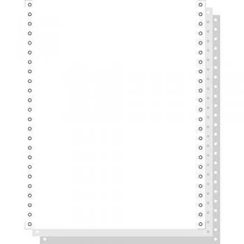 Papel Continuo Autocopiativo EXACOMPTA 240 mm x 12 (30,48 cm) - 1000 Hojas, 3 Plis, Perforado, 56 g/m²