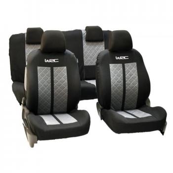 Funda de asiento universal WRC Racing Negro / Gris (Ref: 007588)