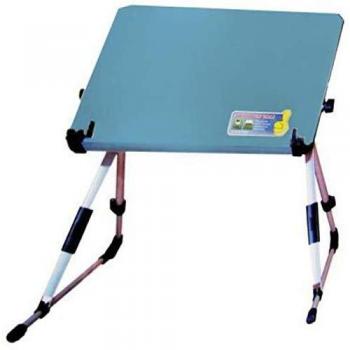 SOPORTE MESA PLEGABLE AZUL DE ALUMINIO SATYCON