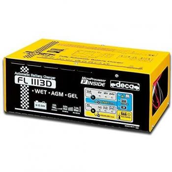 Cargador de batería automático Deca FL1113D 11A para 6-12-24V, capacidad de 8-130Ah