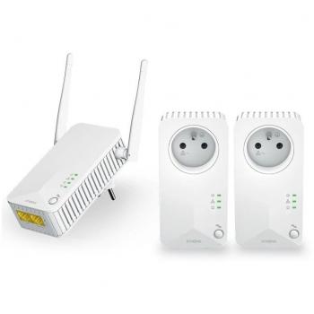 Pack Triple de Adaptadores Powerline Wi-Fi STRONG 600 Mbps (2 CPL + 1 Wi-Fi)