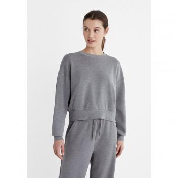 Soft-Touch Modal Sweatshirt - Dark Grey - Size L