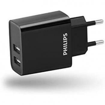 Cargador de Pared Philips DLP2610/ 2xUSB/ 15.5W