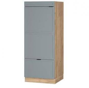 Armario para microondas Fame-Line, Azul claro y gris, 60 cm