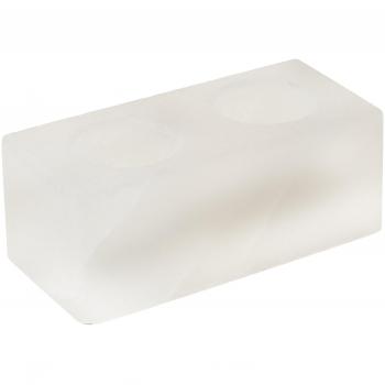 Himalaya Salt Dreams 4041678004941 salero Cristal portavelas Twin Cube, línea Blanco