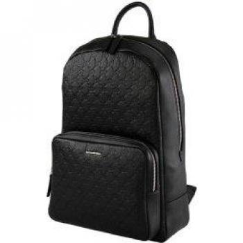 Mochila de cuero negro HARMONT & BLAINE