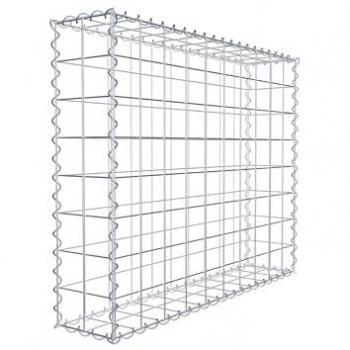 Gavión Espiral 100 cm x 80 cm x 20 cm, Malla de 10 cm x 10 cm - Fabricado en Alemania