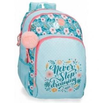 Mochila Escolar Movom Never Stop Dreaming Dos Compartimentos