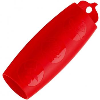 KUHN RIKON pelador de ajos, Silicona, Rojo, Centimeters