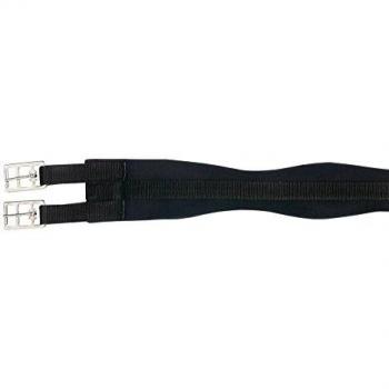 PFIFF 101301 - Cinturón de sillín Acolchado de algodón, Negro, 80-140 cm