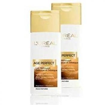 Leche Desmaquillante Age Perfect para Piel Madura - 200 ml - L'Oréal Paris