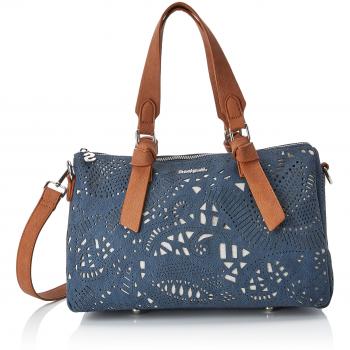 Desigual Bols_hades, Bolso para Mujer, Azul