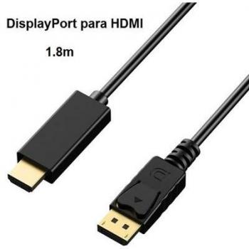 Cable DisplayPort a HDMI 1.8m - Conexión de Alta Definición