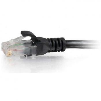 Cable de Red C2G 0.3m Cat6 RJ-45 macho a macho, longitud de 0,3 metros, color negro
