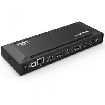 WAVLINK USB C Docking Station Portátil 4K Dual con 60W Carga/para Sistemas Windows Tipo-C/Thunderbolt 3 USB - 5K / Dual 4K a 60Hz