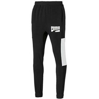Puma Rebel Block Cl FL Pantalones de chándal, Hombre, Negro Black, L
