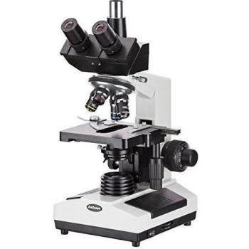 AmScope T390 médico veterinario clínica biológica trinocular microscopio compuesto 40 X -1000 X