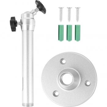 Soporte de Techo y Pared para Proyector DLP LCD Mini de Aleación de Aluminio, Rotación 360 Grados