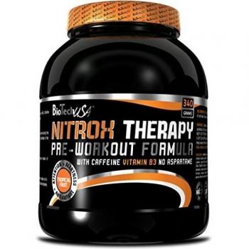 Biotech USA Therapy Nitrox y Energizante Sabor Fruta Tropical - 340 gr
