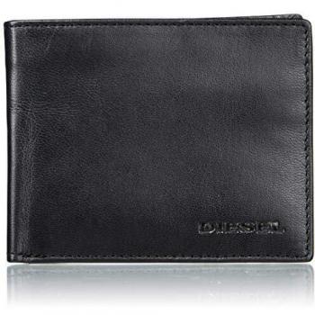 Diesel X06749 PR013 RONSO NEELA xs Billeteras y Tarjeteros Hombre BLACK UNI