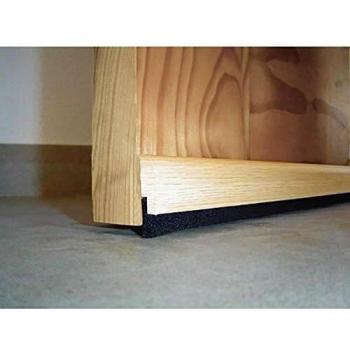 BURLETE BAJO PUERTA ADHESIVO CEPILLO BURCASA 091. 5CM ROBLE 127390 MADERA
