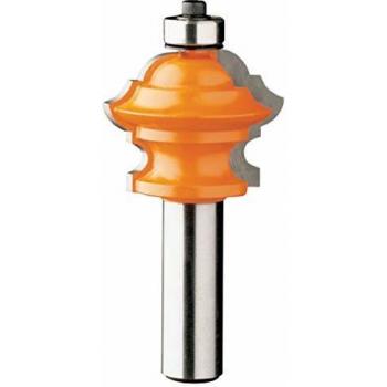 Fresa multiperforada con rodamiento de metal duro, tamaño 12 mm, diámetro 38.1 mm, longitud de corte 28 mm