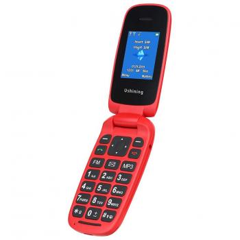 Teléfono Móvil con Tapa para Personas Mayores, Teclas Grandes, gsm Dual SIM, Facil Uso Pantalla 1.8