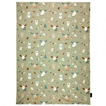 Manta de bebé Alvi® Jersey Forest 75 x 100 cm